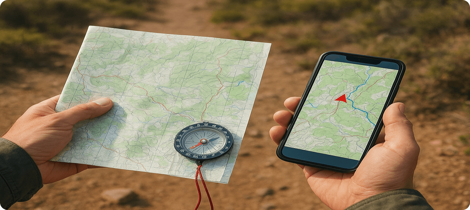 Navigation Basics: Using Map, Compass & GPS Apps (Offline Tips)